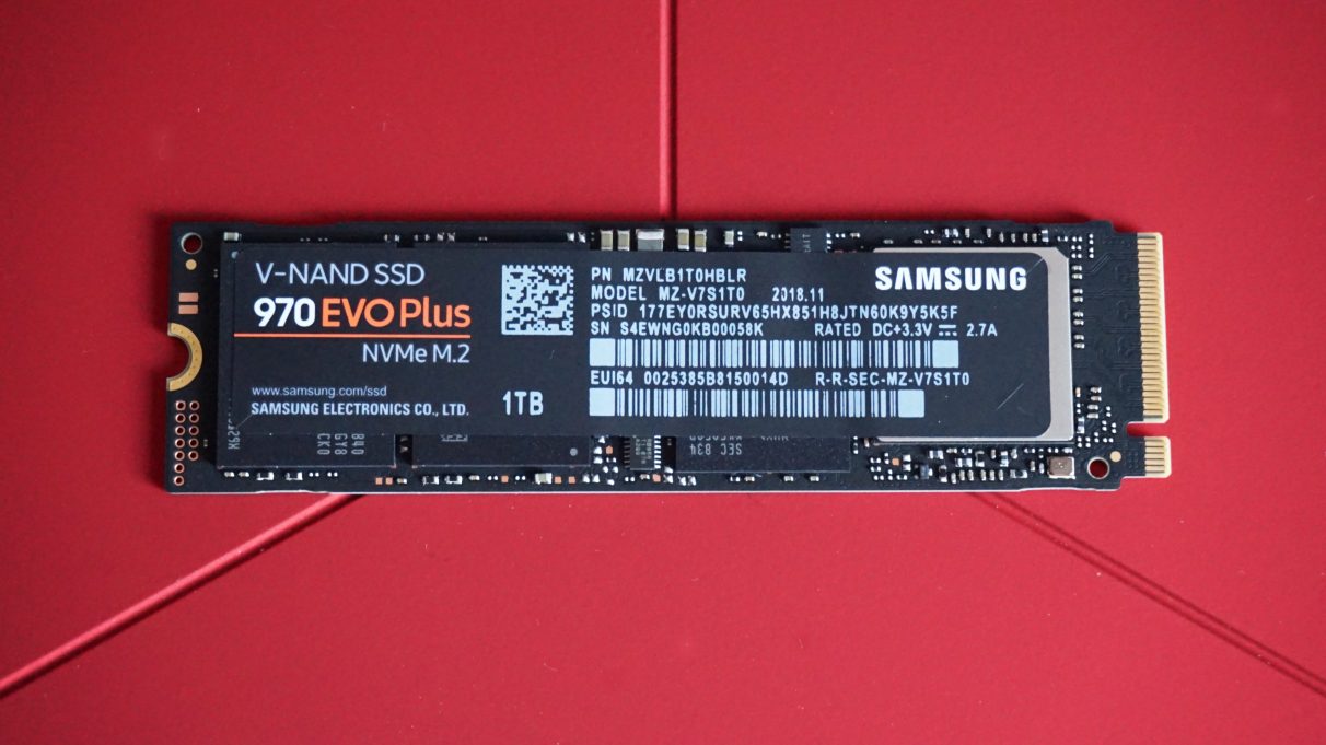 Samsung 970 Evo Plus - Mejor SSD para juegos 2020